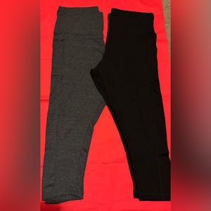 Starting Point tummy control yoga capri. Side pockets.